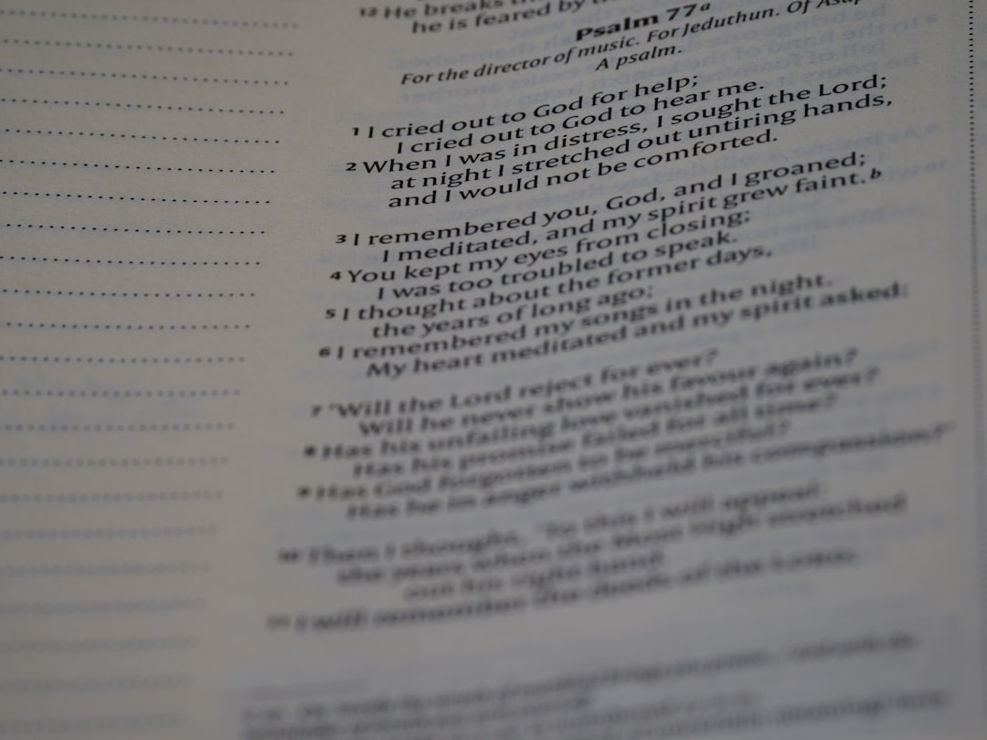 a close up of a text on a book